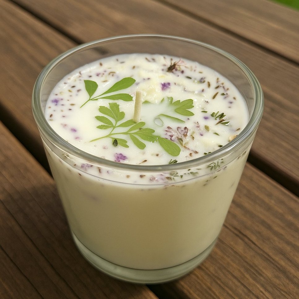 Ruta Wildflower Soy Organic Candle 14.5oz w/Bamboo Lid