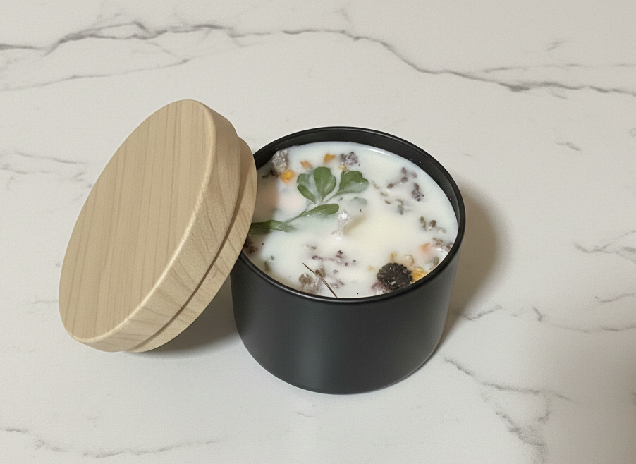 Hand Poured Wildflower Soy Candle Tins