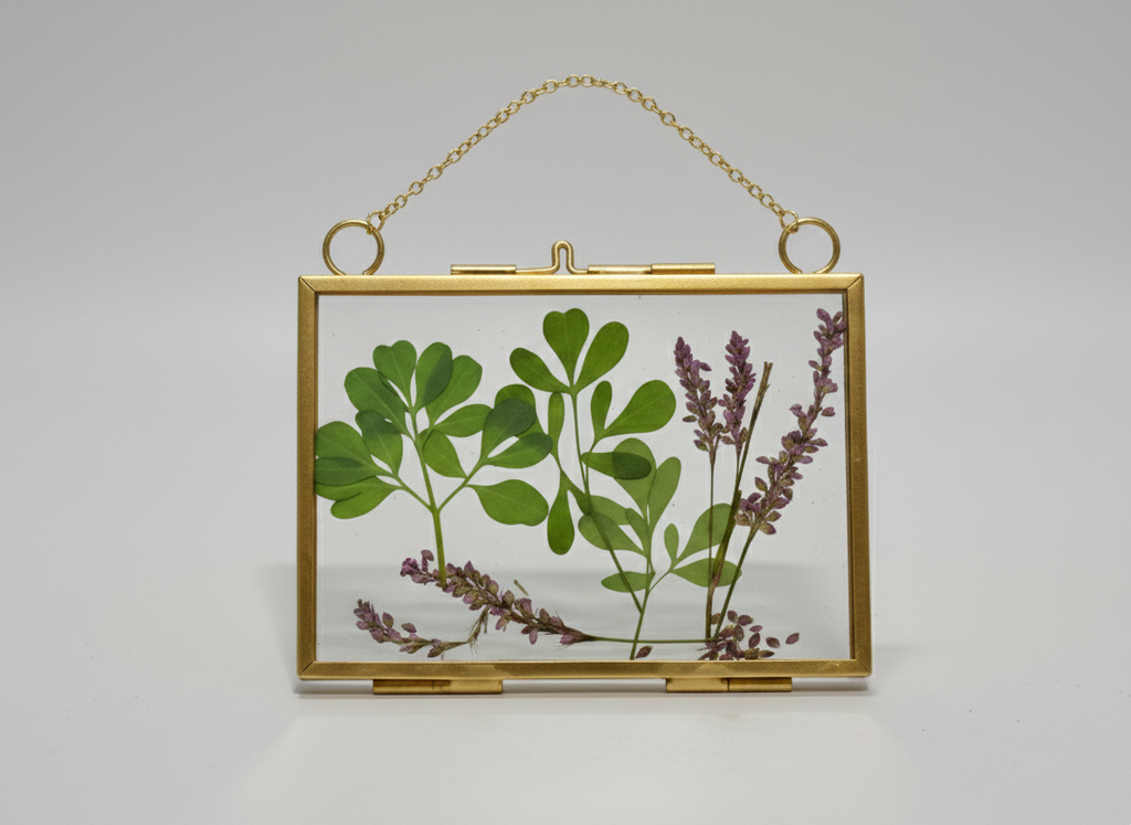 Ruta and Wildflower Suncatcher--Horizontal