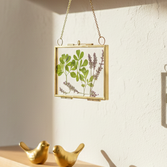 Ruta and Wildflower Suncatcher--Horizontal