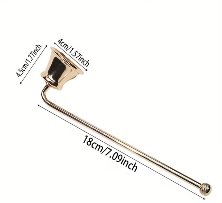 Gold Candle Snuffer