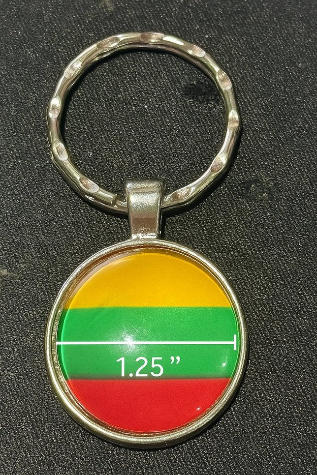 Lithuanian Flag Keychain