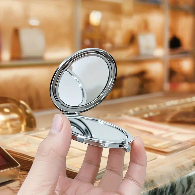 Scandinavian Reindeer w/Paisley Design Handheld Mirror