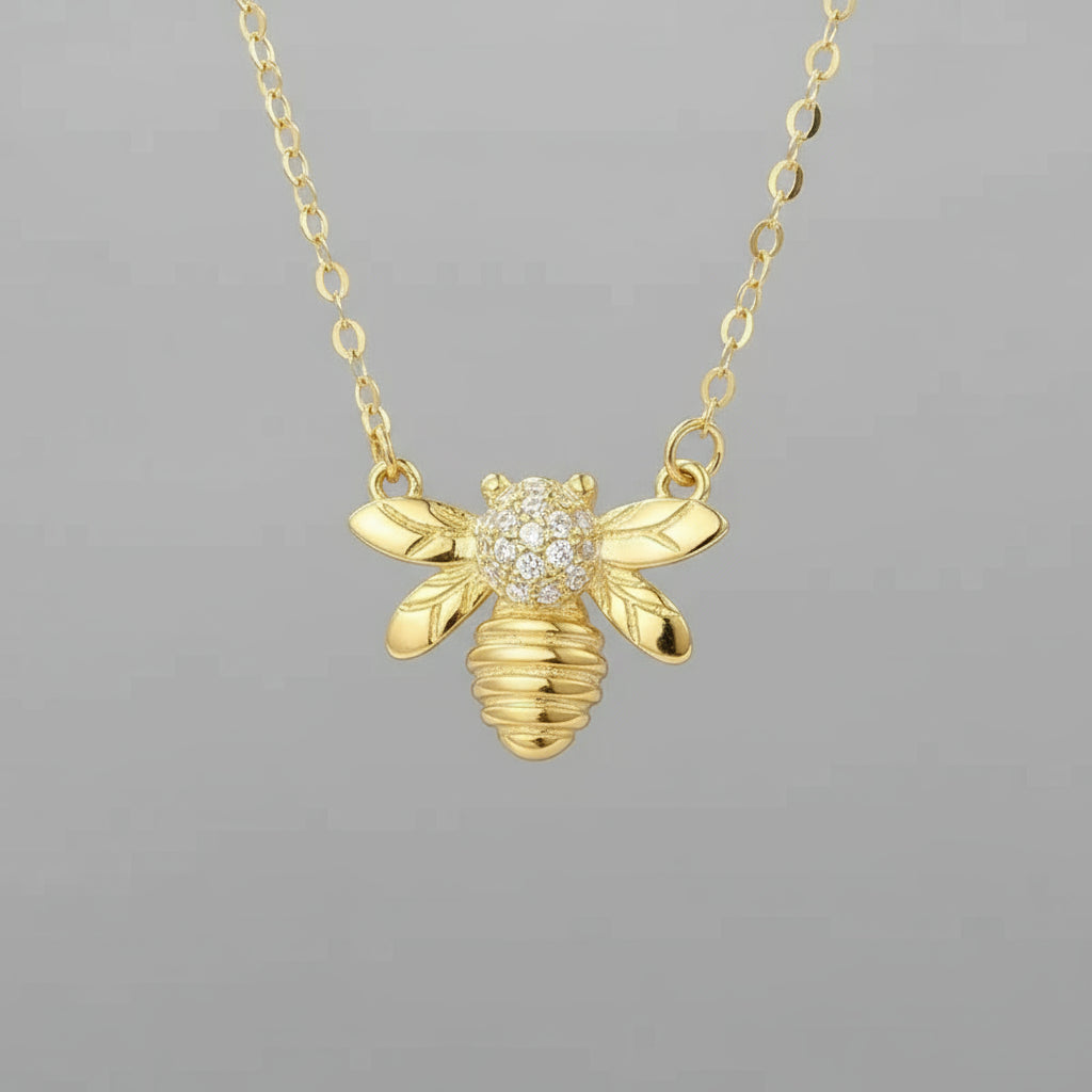 Bee Pendant with 20 inch necklace
